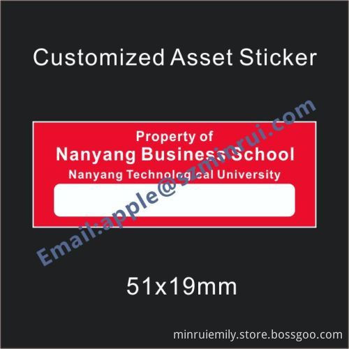 Customized Asset Tags And Asset Stickers,tamper Evident Security Asset Label Sticker,asset Tracking Stickers